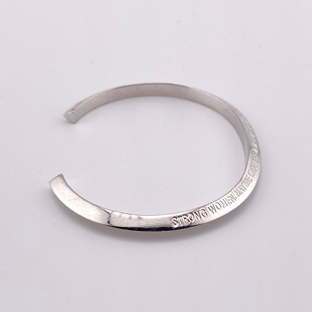 5/$20 Stella Valle Strong Women May We Know Them Silver Bracelet - Picture 4 of 12